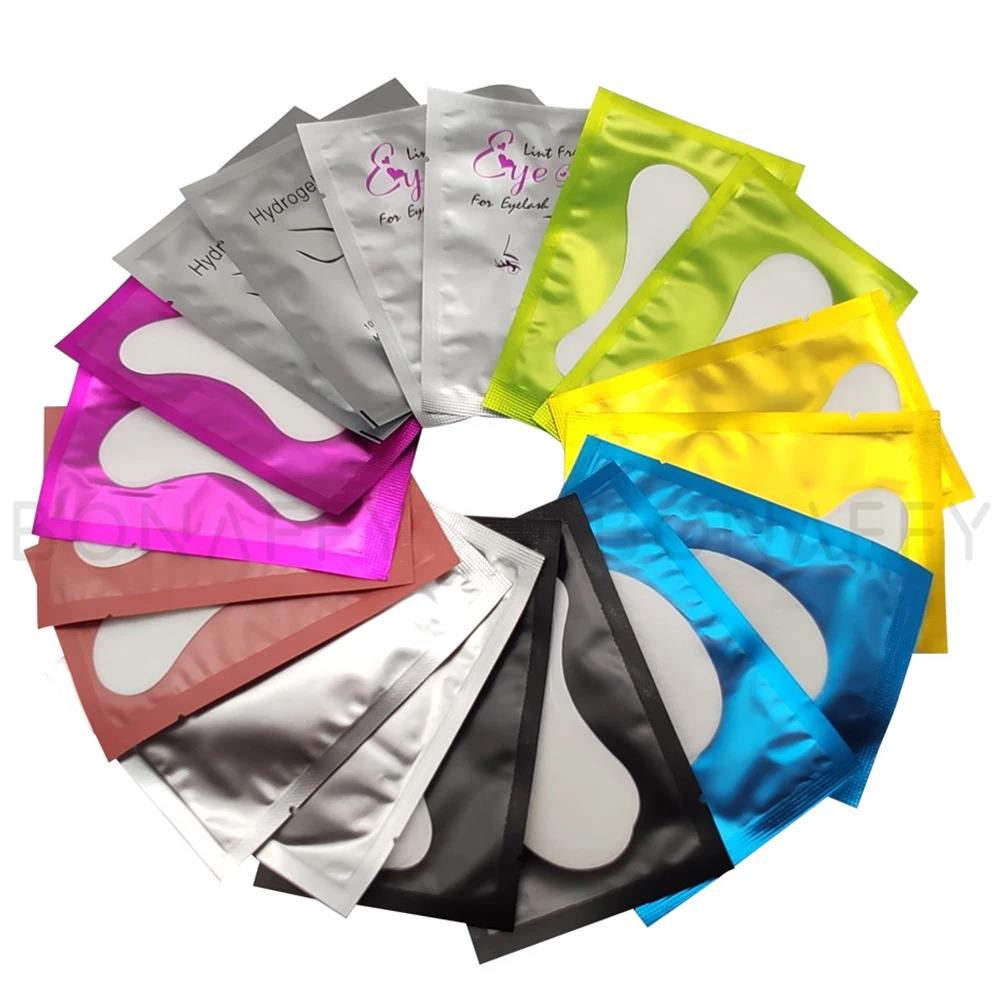 50 pairs Eyelash Extension Patches Grafting False Eyelashes Under Eye Pads Lint-free Lash Extensions Eye Paper Patch. 
