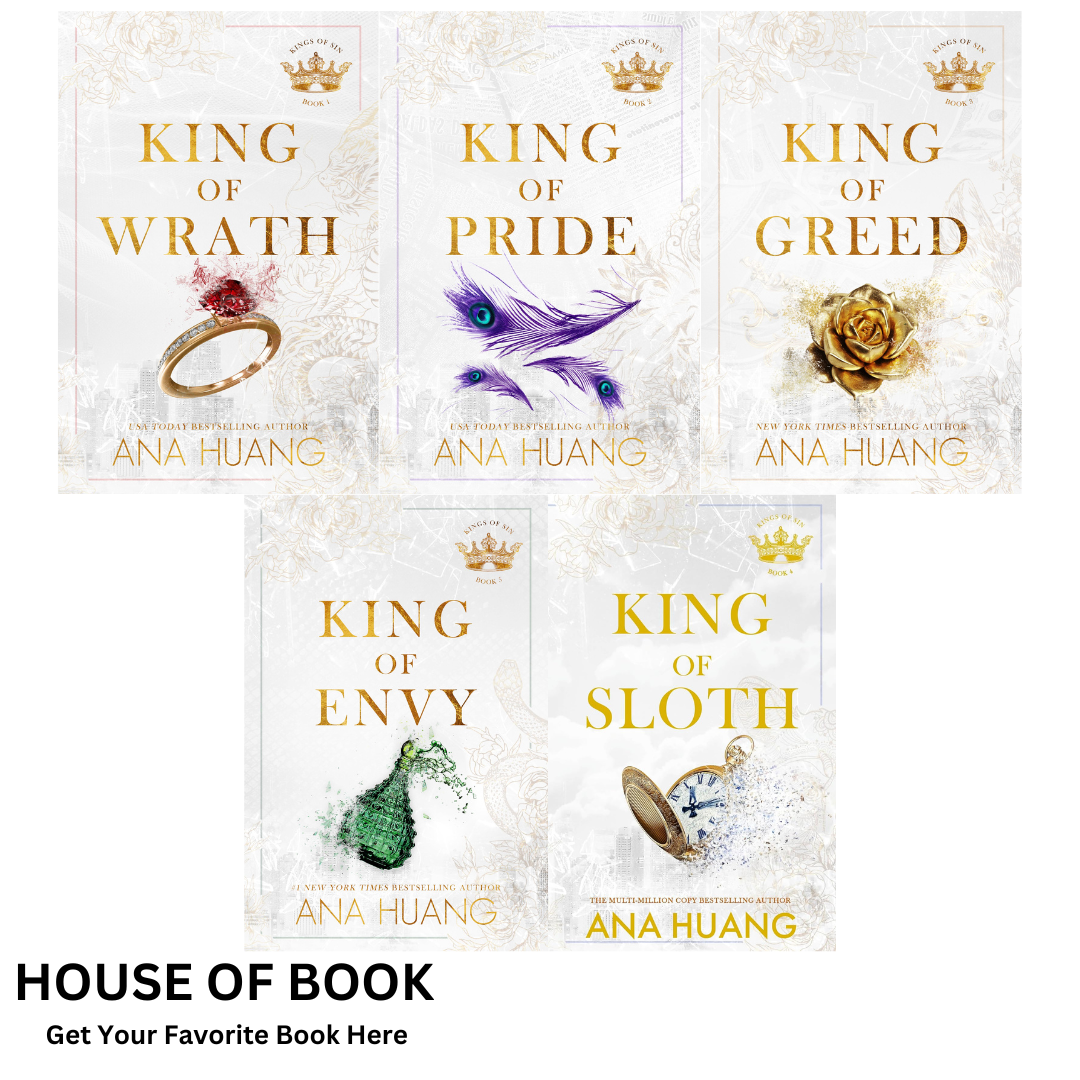 Ana Huang Kings of Sin Series 5 Books Collection Set (King of Wrath, King of Pride, King of Greed, King of Sloth, King of Envy) by Ana Huang