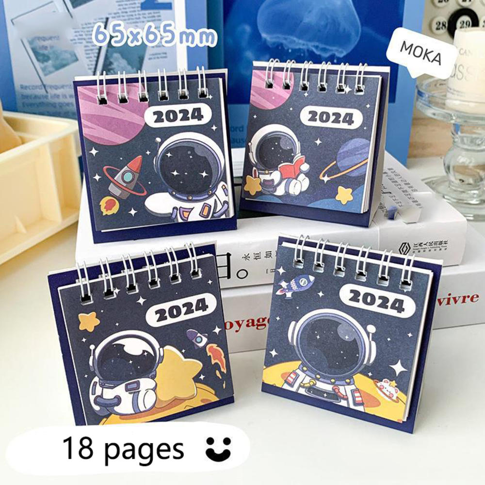 2024 Desktop Mini Small Desk Calendar Anime Sanrioed Girl New Year Calendar. 