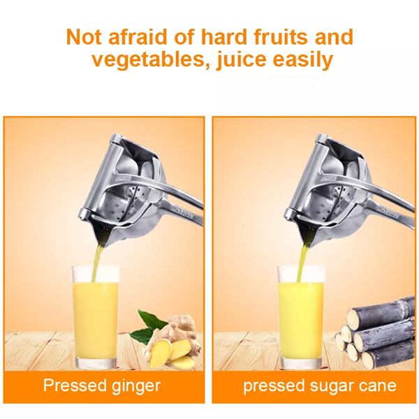 Multifunctional Real Stainless Steel Manual Juicer Hand Squeezer Fruit Juice Manual Juice Machine Orange Lemon Smoothie Citrus Juicer Press Fruit Machine - Juice Maker. 