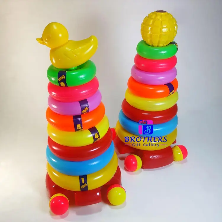 Stacking pyramid hot sale toy