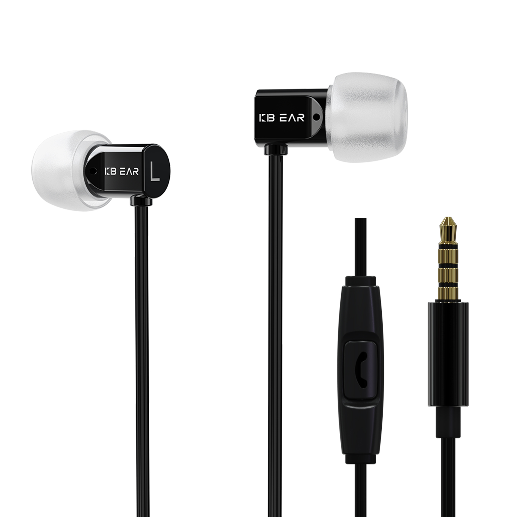 KBEAR Dumpling IEMS 6mm Composite Diaphragm Earphone Noise Cancellation 3.5mm Jack Wired Inear Earbud Music HD Headset Little Q. 