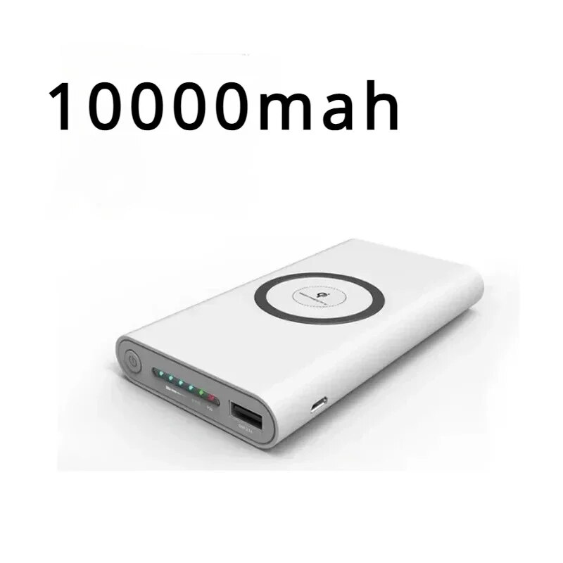 New wireless power bank 20000mAh fast charging portable charger suitable for iPhone 13 15 Xiaomi 14 15 C-type external battery. 