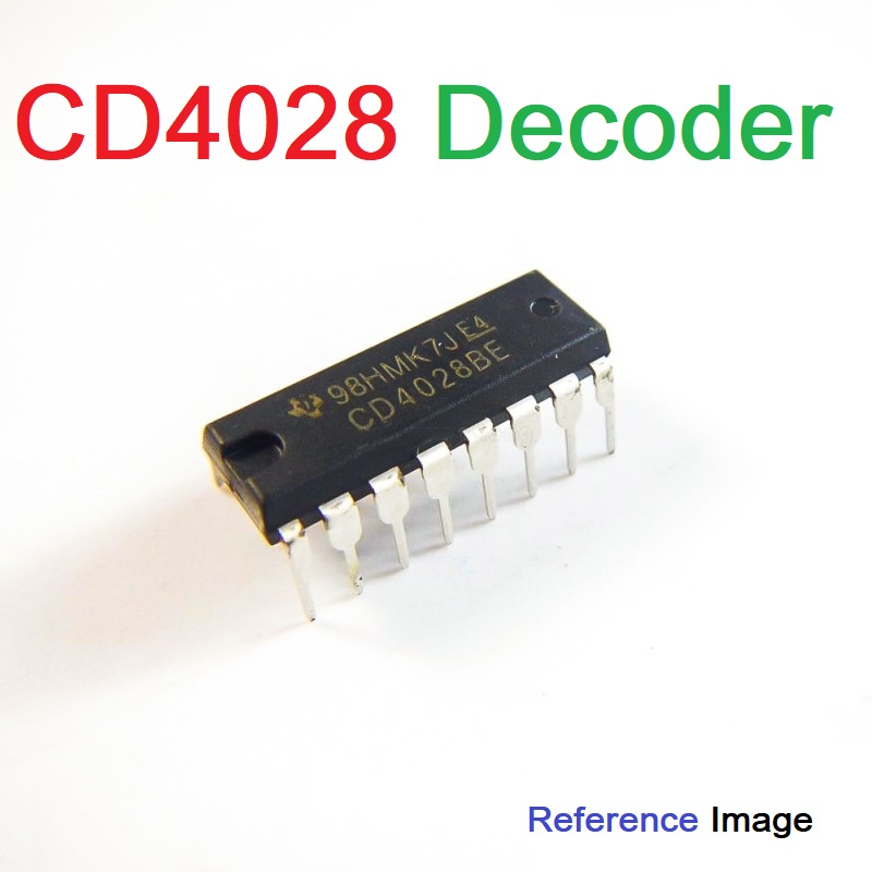 2Pcs- CD4028 Decimal Decoder IC CD 4028 CMOS BCD To Decimal Or Binary To Octal Decoders Drivers IC Breadboard Friendly DIP 16 Pin IC Electrical Circuitry & Parts. 