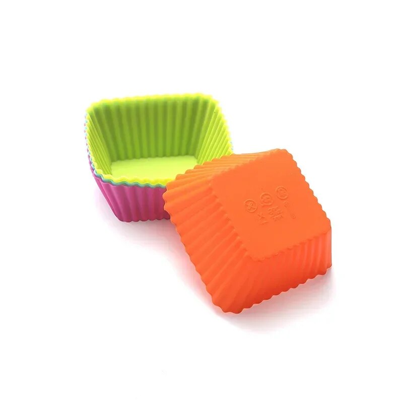 Upors 12pcs Silicone Mold Heart Cupcake Soap Silicone Cake Mold Muffin Baking Mold Tools Bakery Pastry Tools Bakeware Kitchen. 