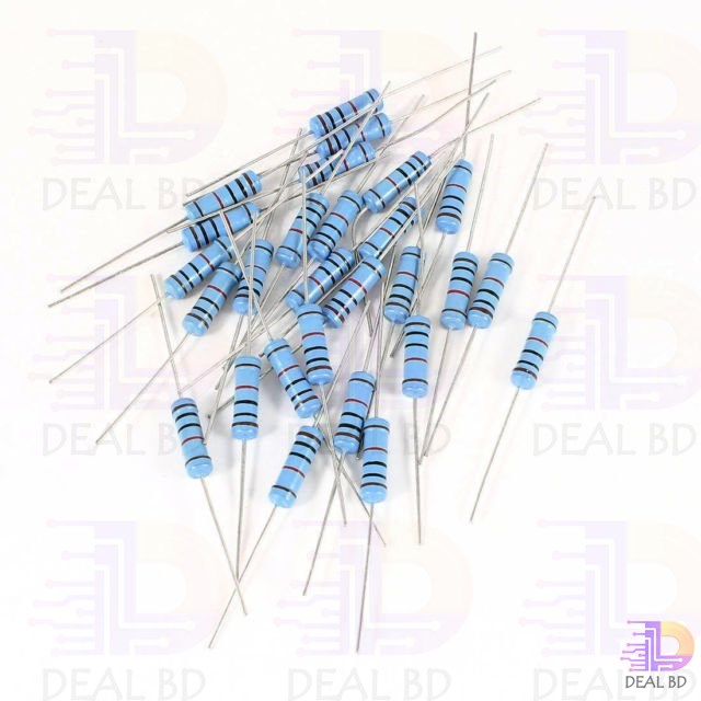 100Pcs Tolerance 1% 6.8K Ohm Resistor 6.8K Ohm Carbon Film Resistor 6.8K Ohm 1/4W Resistance 0.25 Watt Fixed Resistors Passive Components Parts. 