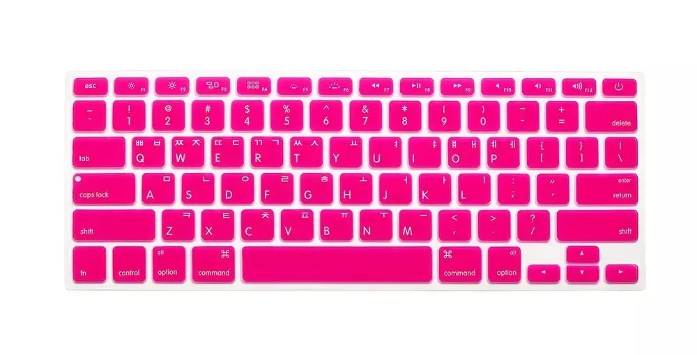 【Daily Necessities For Anyone Store】KR Korean Keyboard Silicone keyboard for Apple macbook Air Pro Retina 13 15 17 for mac book laptop. 