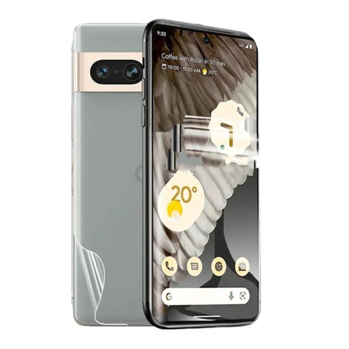 For Google Pixel 7 Pro Backpoly Transparent Sticker Hydrogel Back Poly Ultra Slim Protector for Mobile. 