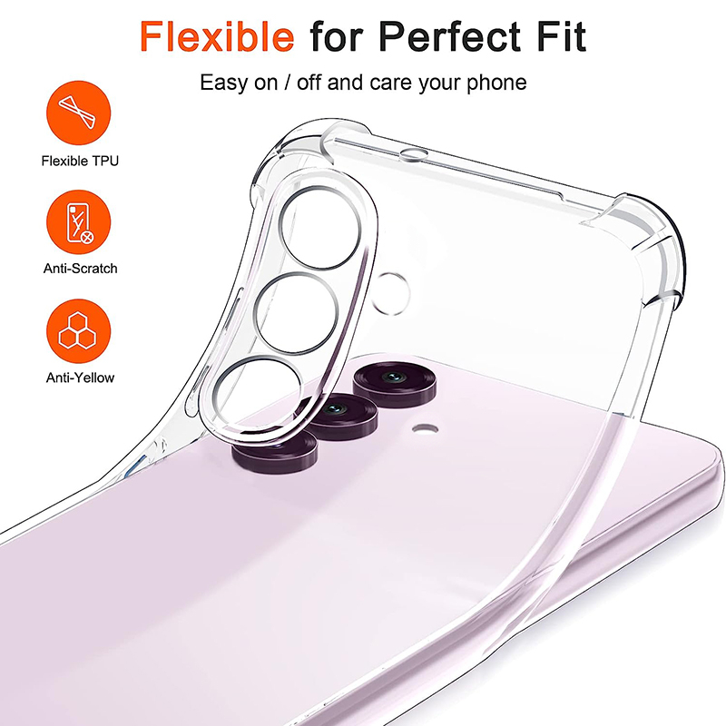 lthmy for Samsung Galaxy Quantum 4 5G casing flexible clear translucent black silicone anti-yellowing back cover with 4 Corners protection jelly case. 