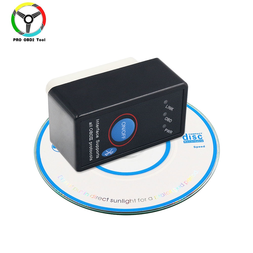 Quality ELM 327 Switch V2.1 Bluetooth OBD2 CAN-BUS  OBDII Protocols Diagnostic Tool Super Mini ELM327 v2.1 Car Scanner. 