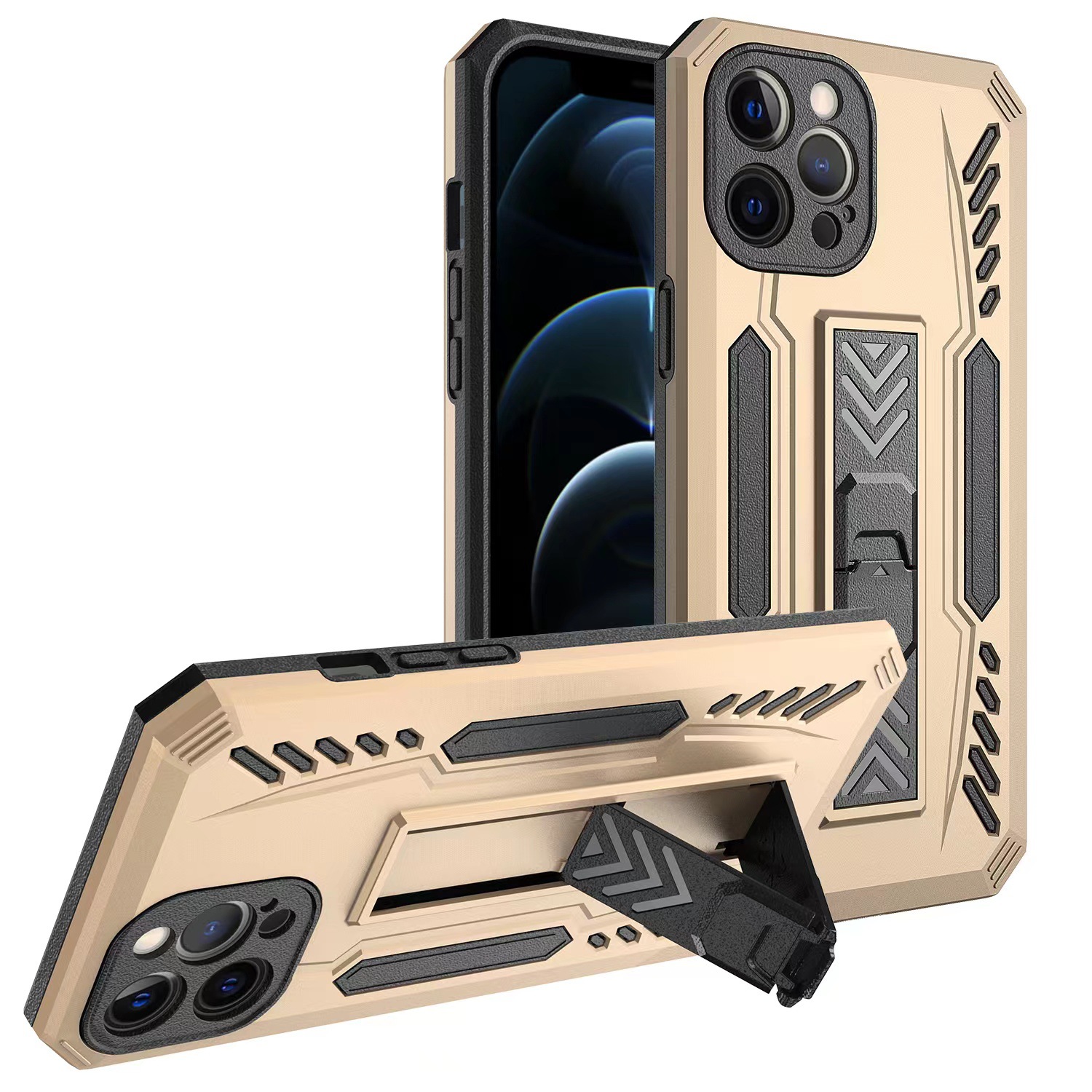 Applicable ITEL A56/S16/VISION1PRO/A37/26 Silver Leopard Sharp Two-in-One Phone Case Protective Case. 