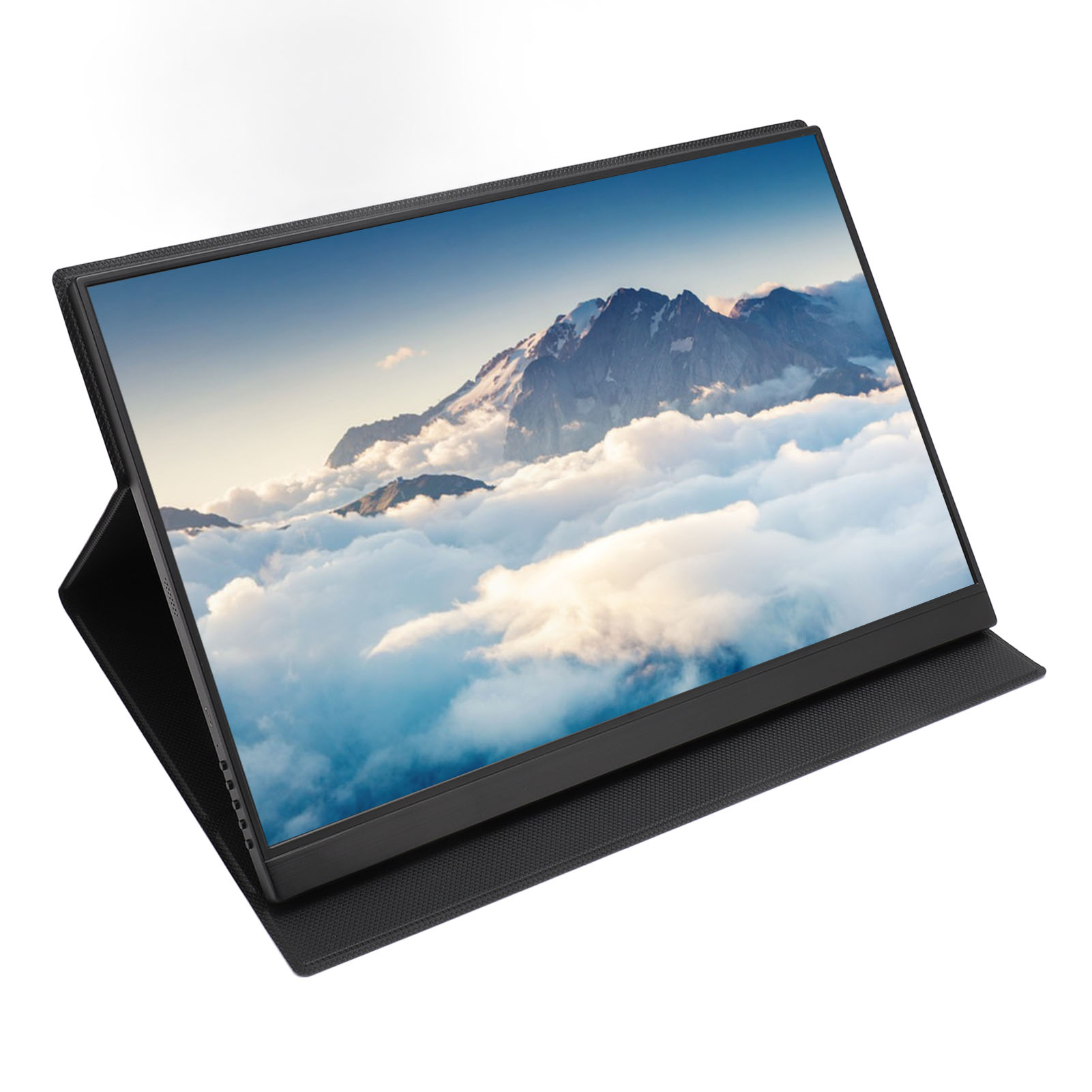 Second External Monitor 1200:1 Contrast Ratio Multi Port 2560x1600 Resolution Vivid Image Portable Gaming Monitor Black for PC. 