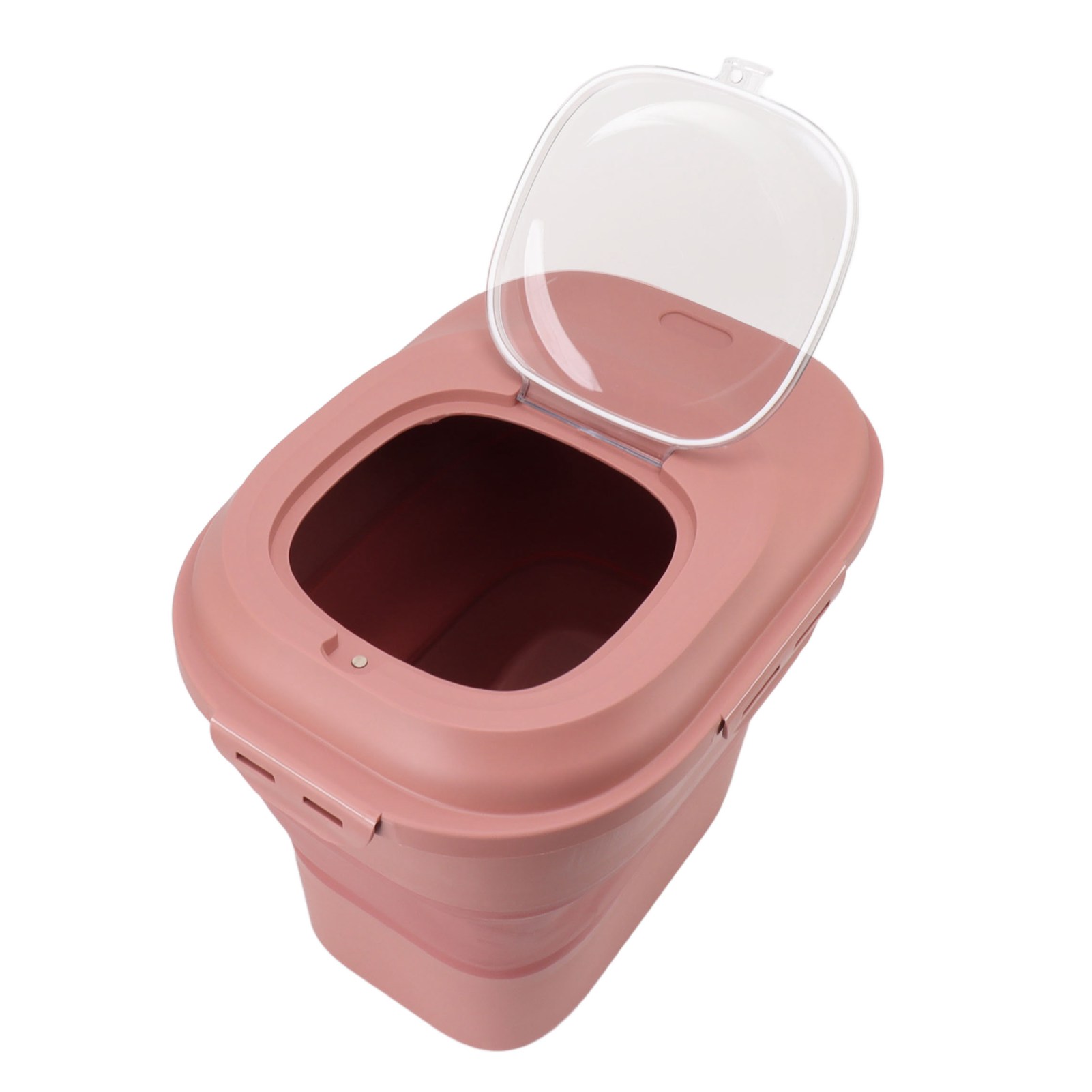 Rice Food Storage Container Large Collapsible Food Storage Container with Measuring Cup Rolling Wheel. 