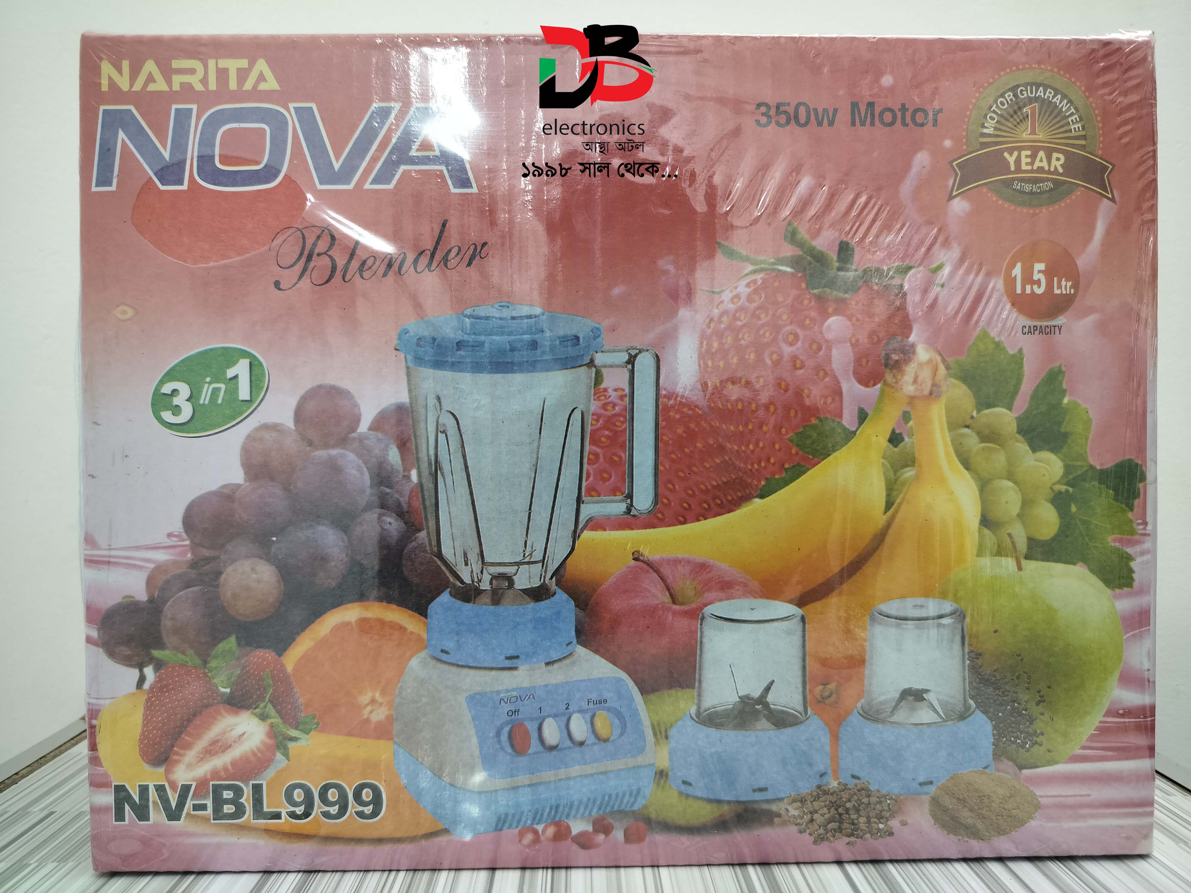Blender Nova Narita / Prestige Narita, Only Service Warranty: 02 Years.. 