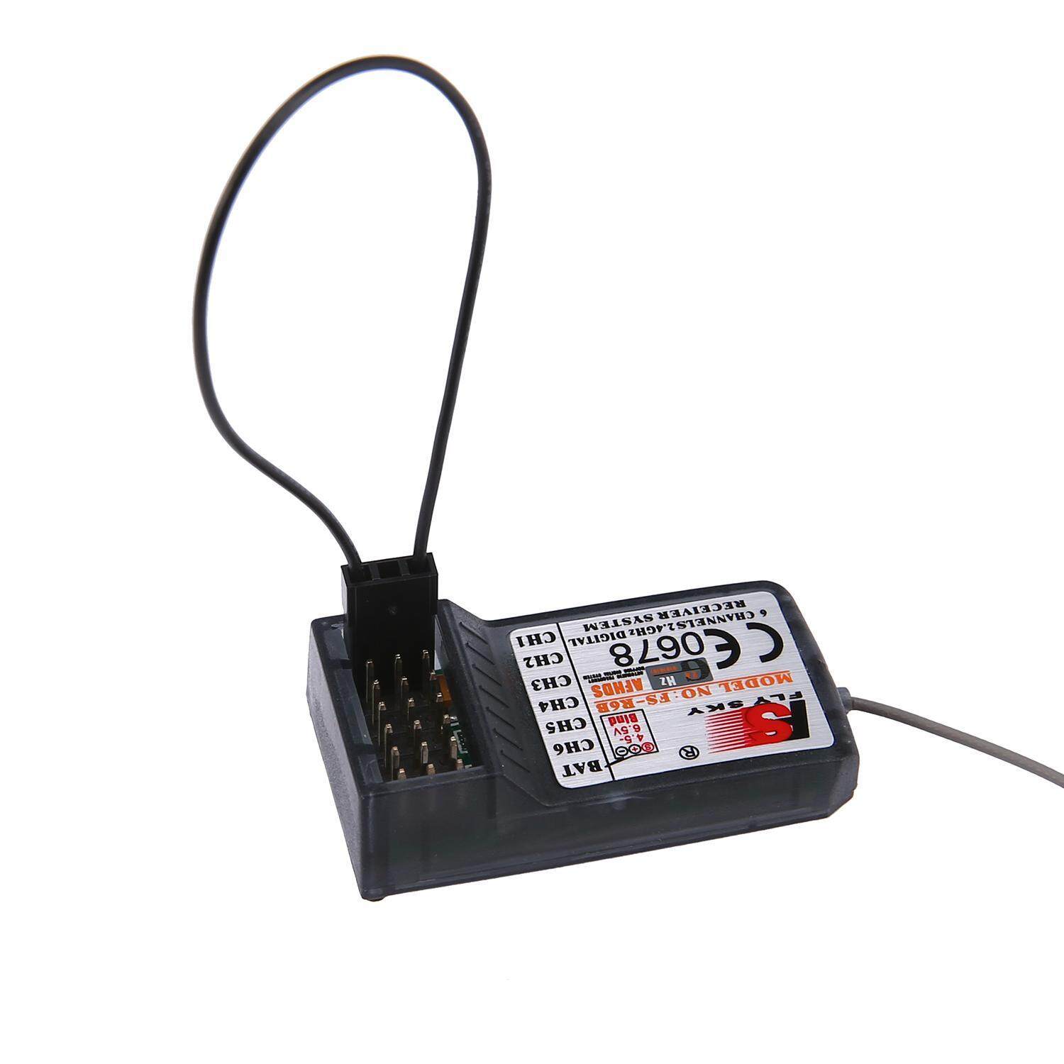 Flysky FS-R6B 6 Channel 2.4g T6 TH9X I6 I10 Receiver for Rc Car Rc Boat. 