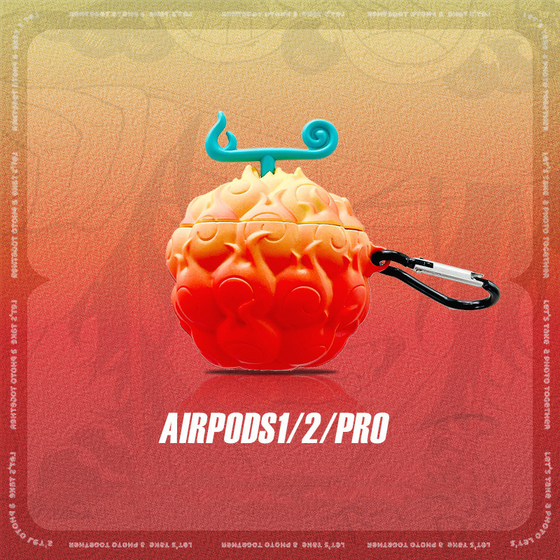 One Piece Devil Fruit AirPods Pro2 Protective Cover Applicable 2/3