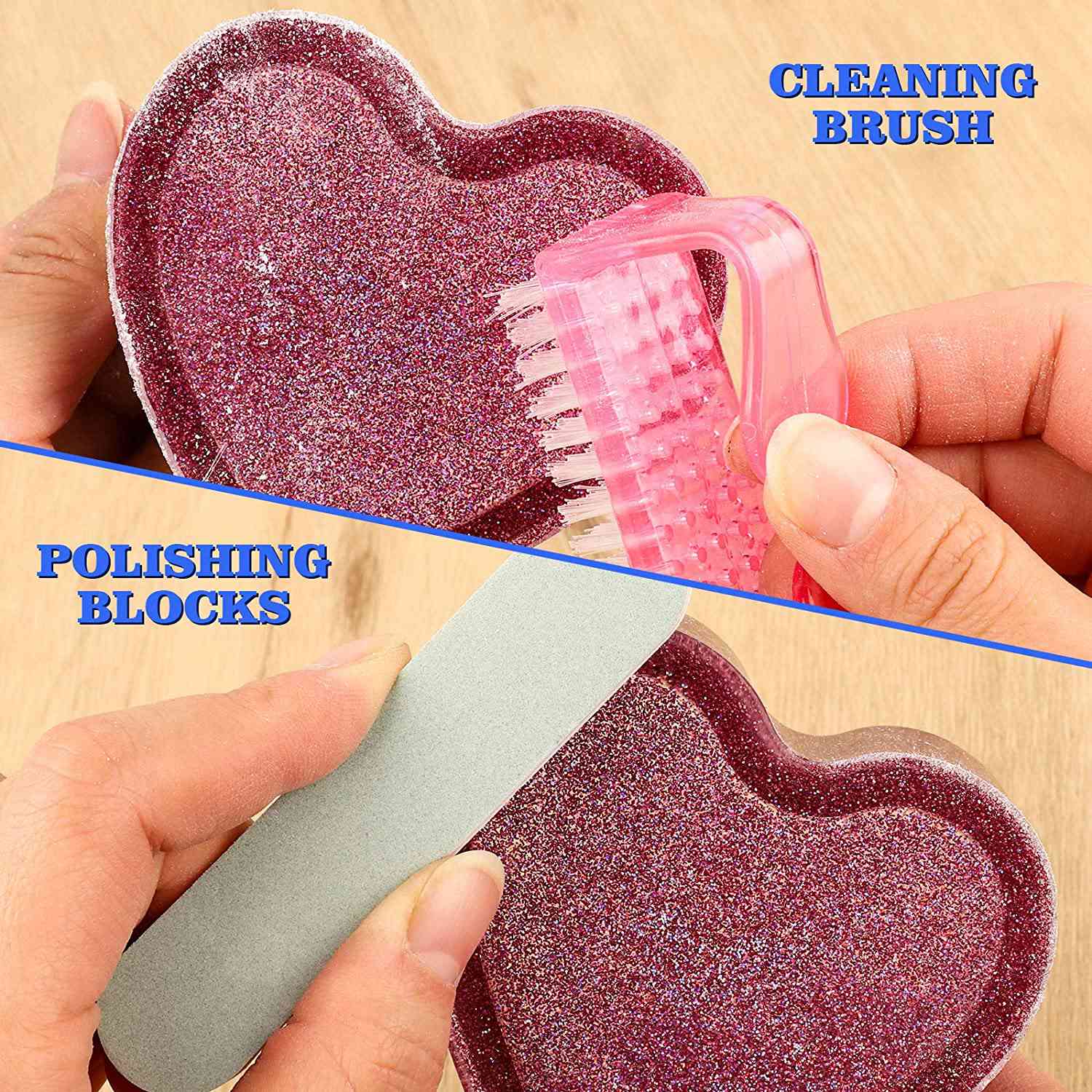23 Pcs Resin Casting Tools Set, Epoxy Resin Polishing Kit, 12 Sand , 5 Polishing Blocks, 5 Shapes Files, 1 Brush. 
