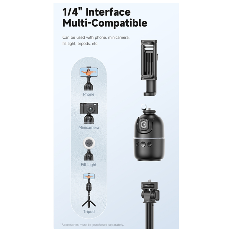 P03 Pro Gimbal Stabilizer AI Following Face Tracking Desktop Gimbal. 