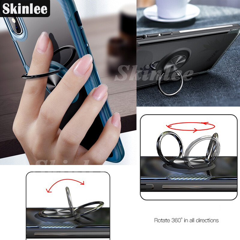 Phone Case for VIVO Y78 Back Cover Hard Clear Transparent Shockproof Handphone Cases Casing Hp for VIVO Y78 Phone Cases Navigation Holder Ring Back Cover. 