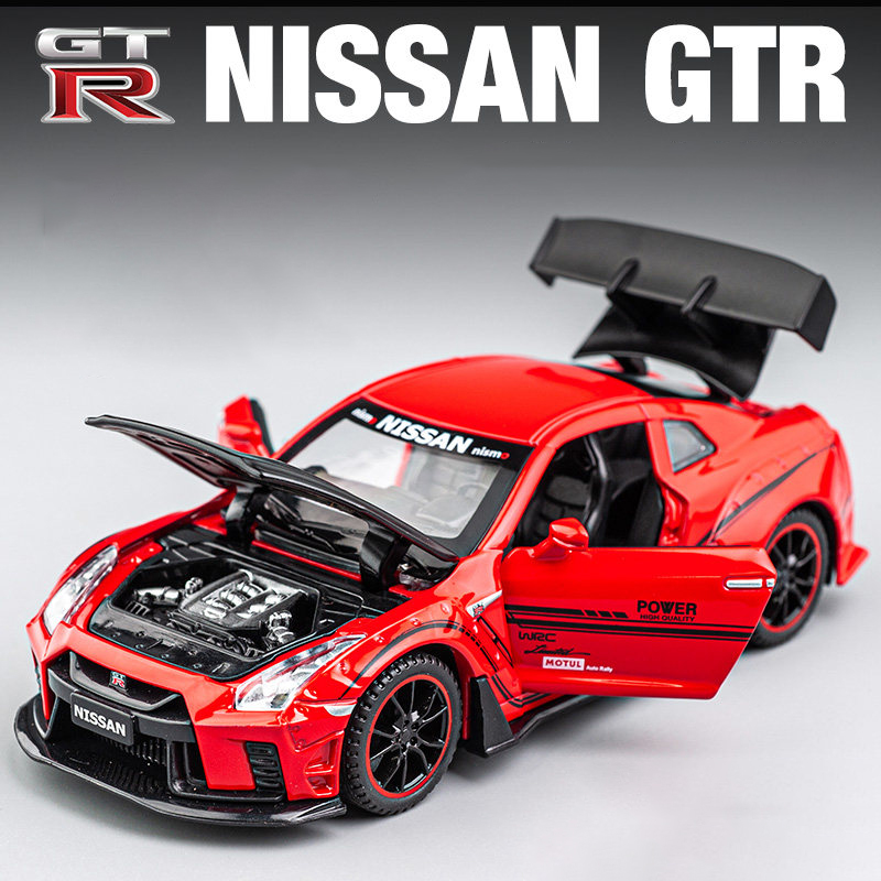 1:32 NISSAN GTR GT-R R35 R34 Alloy Car Model Diecasts Toy Vehicles Toy ...