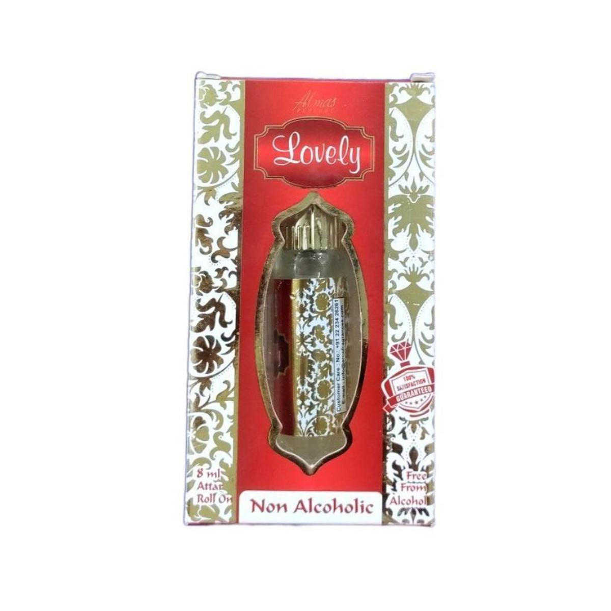 Almas LOVELY Attar 6 ml (Unisex)  Attar Roll-On  24 Hours Long Lasting  Almas Lovely Attar 6ml