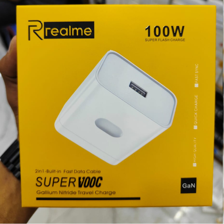 Realme 100W SuperVOOC Charger USB Port Wall Power Adapter 100 Watt Fast Charger with USB Type C PD Cable For OPPO Find X6 X5 Pro Reno 10 9 Pro Pad Realme 9 Pro+ Realme 10 Pro Plus 11 Pro+ 12 Pro Plus. 