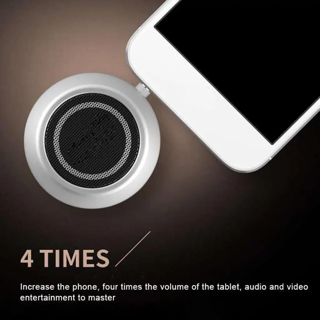 3.5mm Aux Audio Jack Mini Speakers Wireless Powerful External Speaker Portable 3D Surround Phone Speaker For Phone Tablet. 