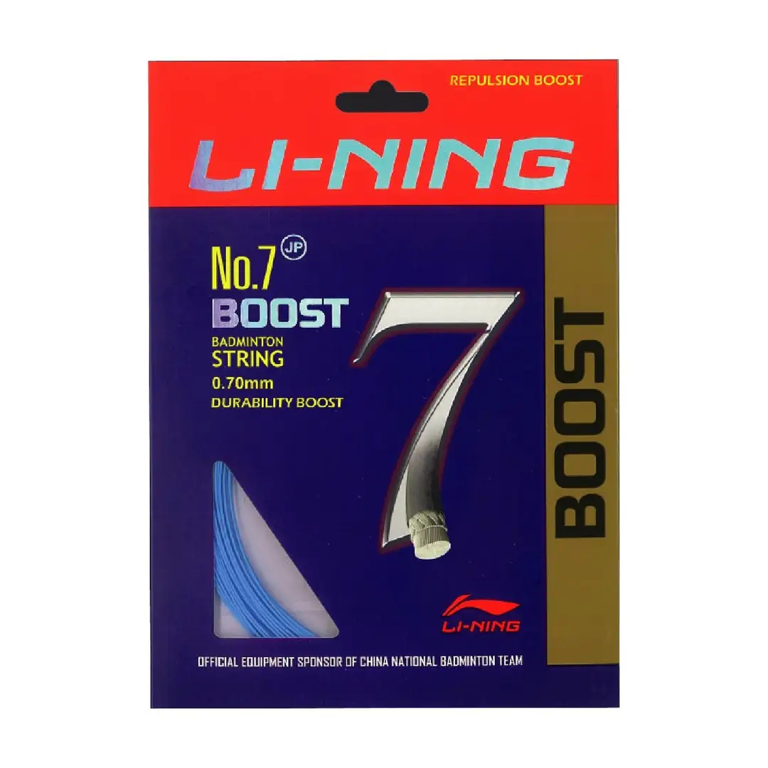 Li-Ning Number 7 Boost Badminton Racquet String. 