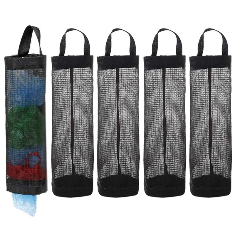 Bags Apparel MUJI USA Pcs Nylon Garbage Bag Holder, Hanging Mesh Bag Organizer, Transparent