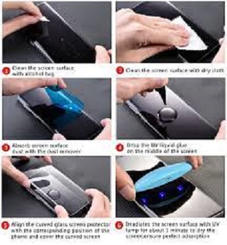 Oppo Find X3 Neo 5G (A+ GRADE) Premium UV Tempered Glass Screen Protector Curved with Liquid Glue and UV Light -Transparent Clear. 