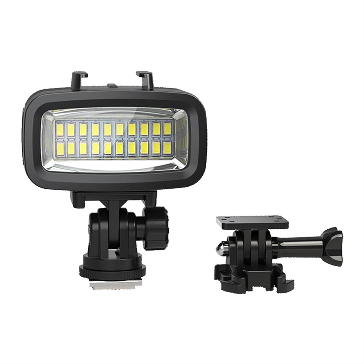 40M Waterproof Underwater Diving Fill Light LED Video Light for Gopro Hero 10 9 8 Action Camera