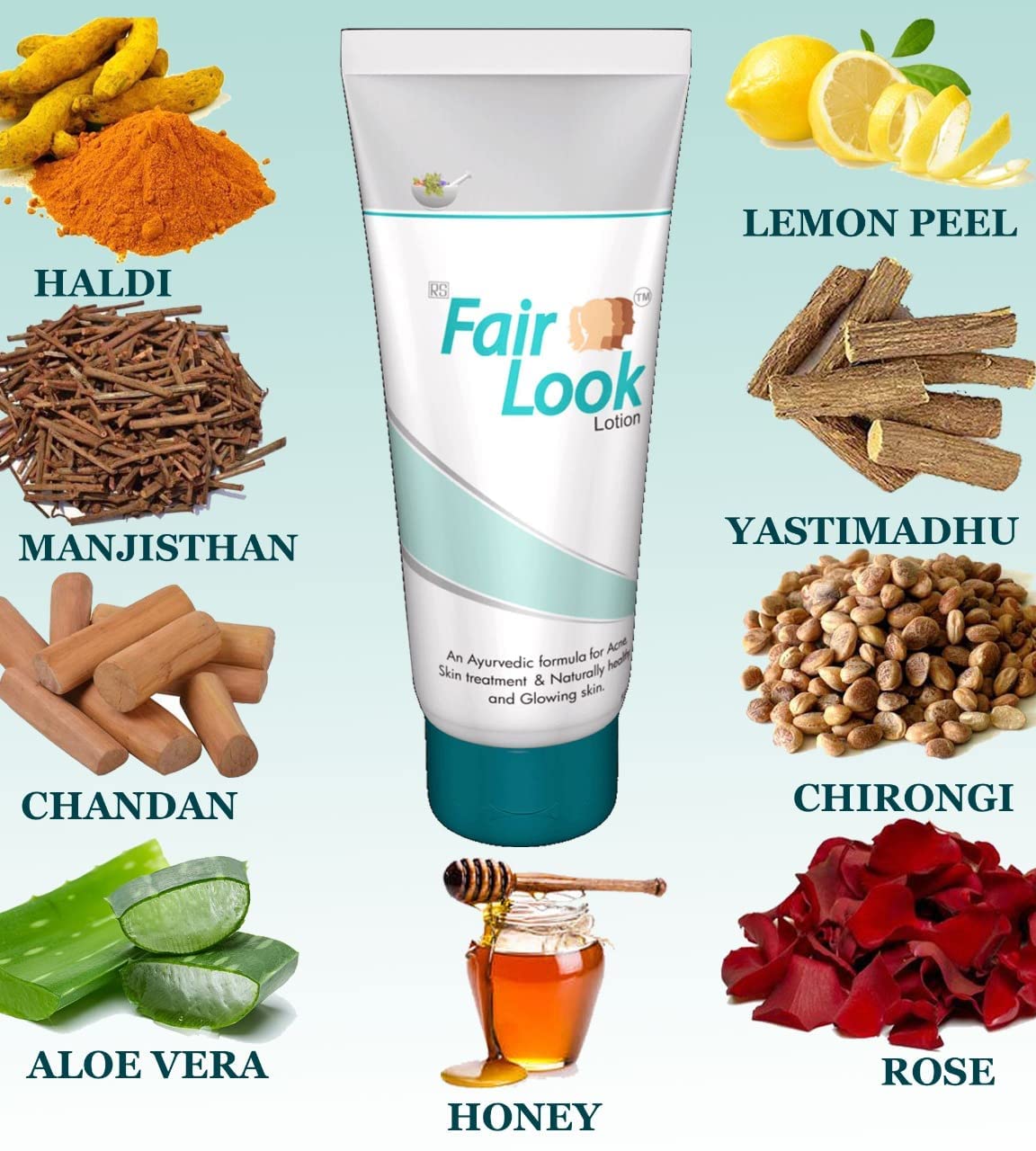 Fair Look Brightening Instant Glow Cream Lightweight and Non-Greasy | Reduces Dark Spots and Protects Ageing | Nourished and Moisturized Skin Cream All Skin Types | Pack of 2, 100g. 
