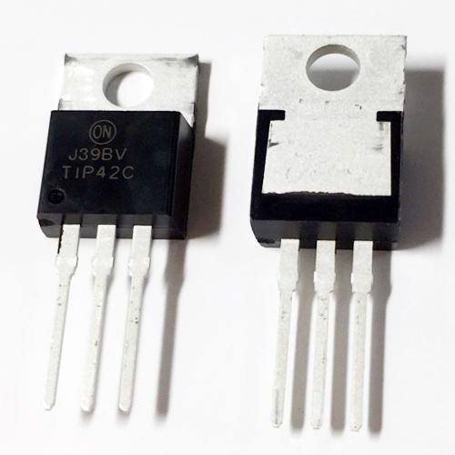 2Pcs- CHINESE TIP42C Transistor TIP42 Transistor TIP42C IC PNP 100V 6A 65W Transistor TO-220 Package 3 Pin Leads. 
