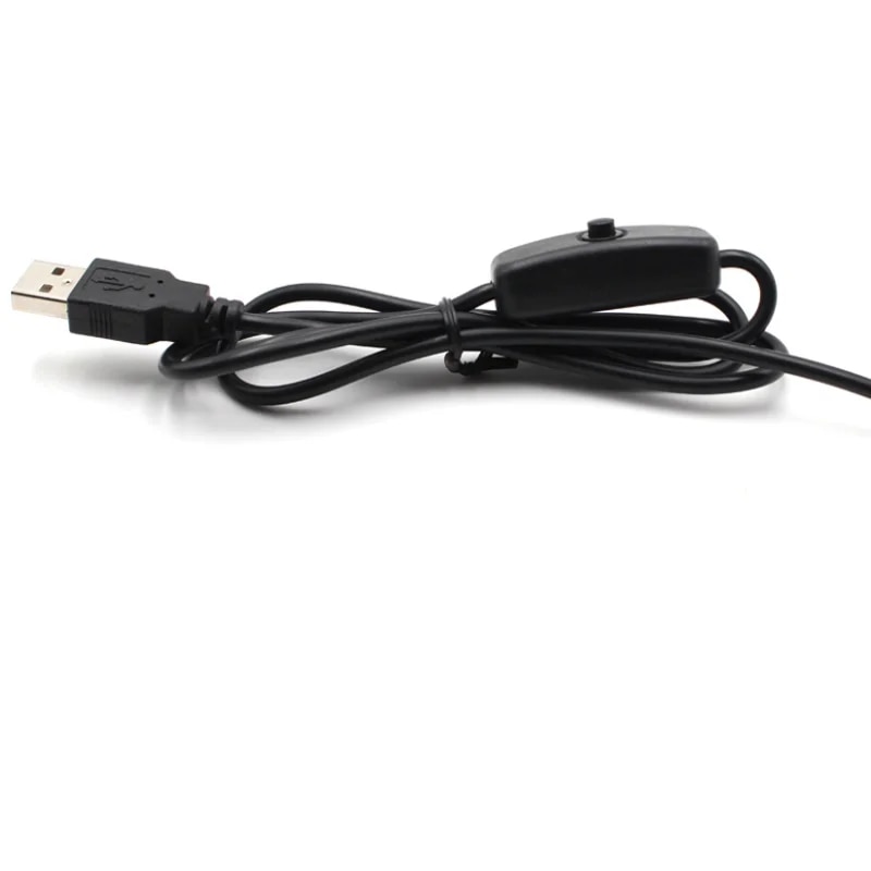 USB To DC Cable 5V 2.5A Micro USB Cable Charger AC Power Supply for Raspberry Pi 4 4B 5V 3A Type C with Switch. 