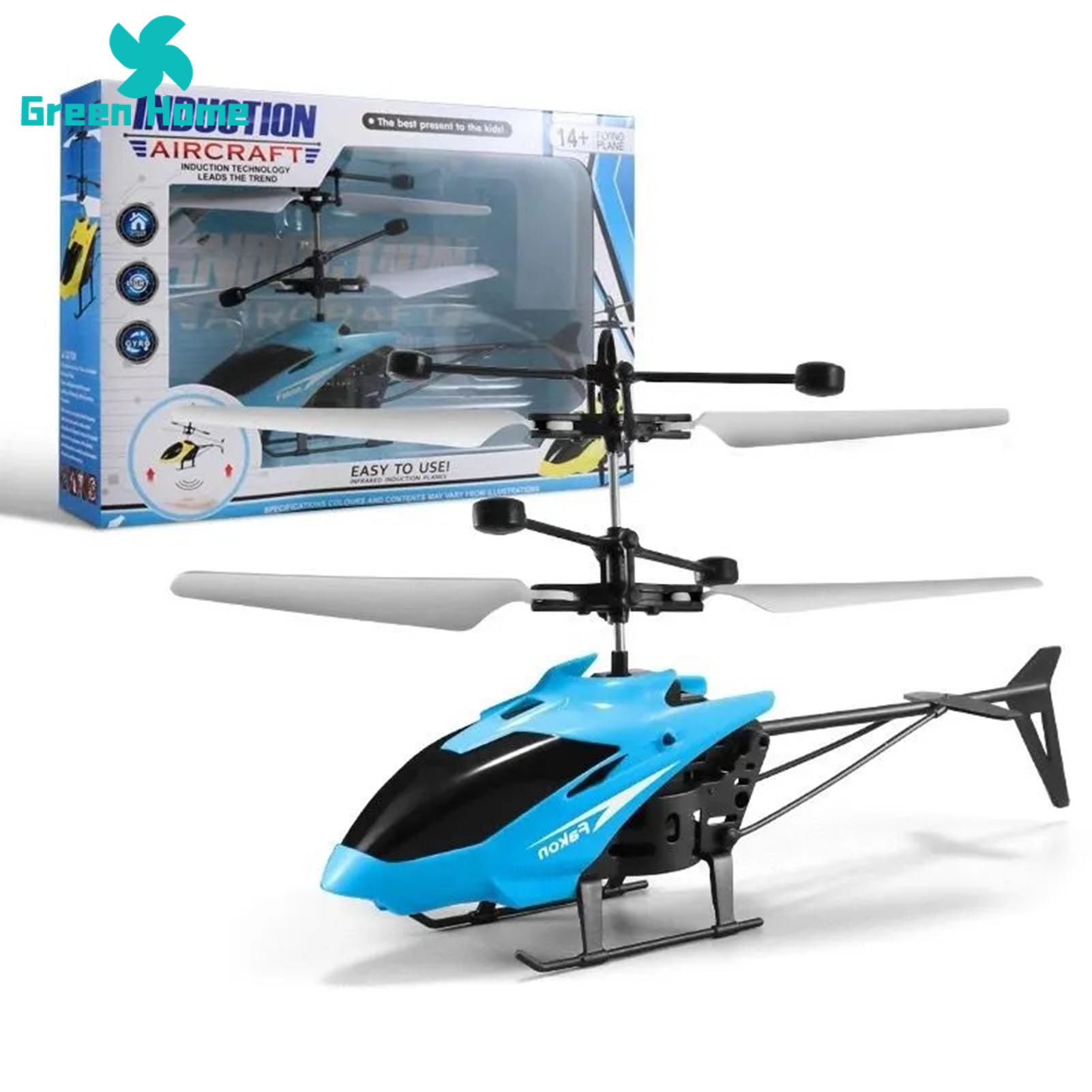 【3C VictoryEagle】Green Home Remote Control Helicopter Remote Control Airplane Helicopter Toy. 