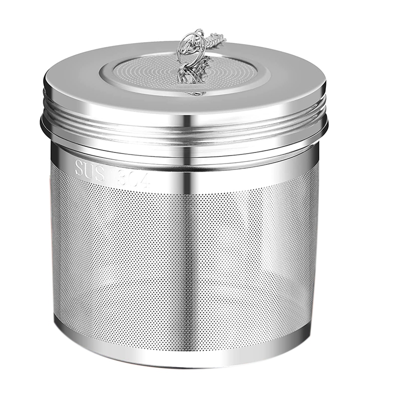 BRADOO 2 Pack Large Tea Ball Infuser for Loose Leaf Tea & Spice Infuser for Cooking, Threaded Lid, Extra Fine Mesh Tea Strainer. 