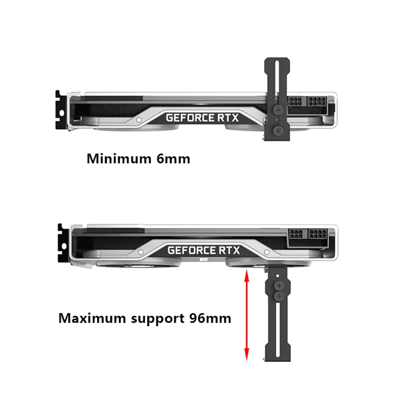 Chassis 12CM Fan Position Graphics Card Bracket GPU Support Frame For 3090 4090 Gonghpng. 
