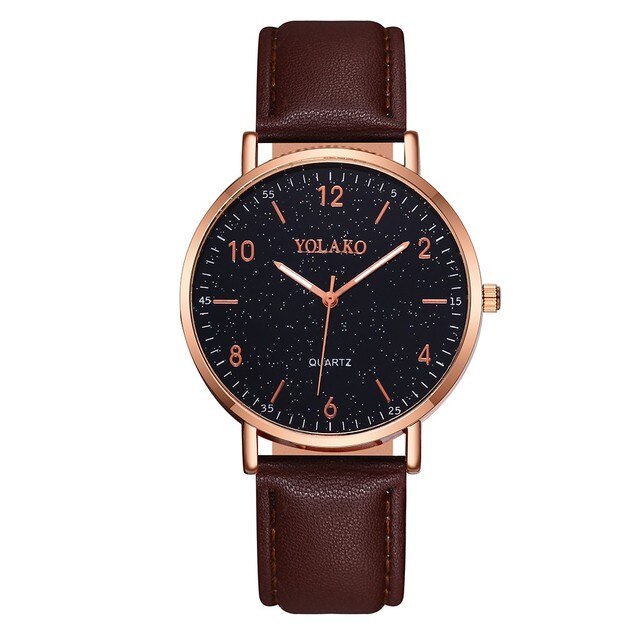 ladies watch with belt