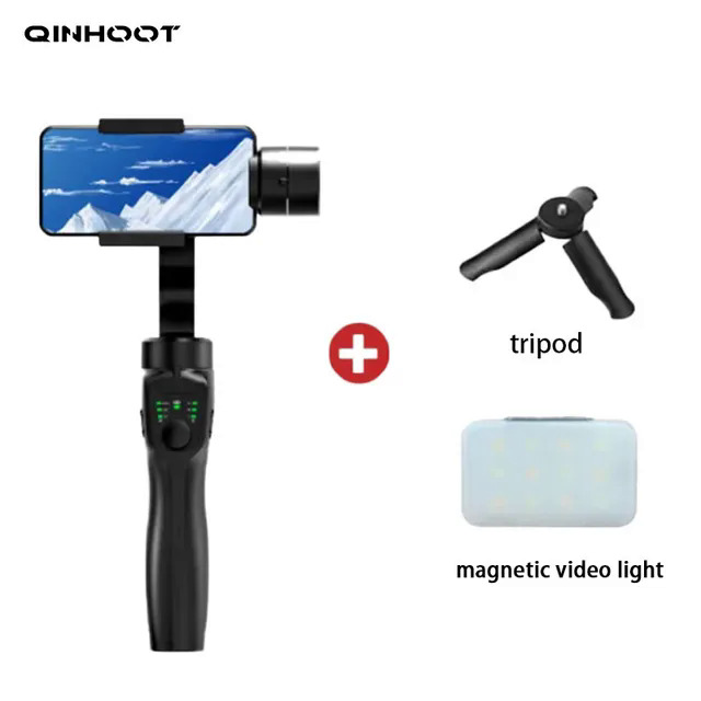 F8 Handheld 3-Axis Gimbal Phone Holder Anti Shake Video Record Stabilizer for Xiaomi iPhone Cellphone Smartphone. 