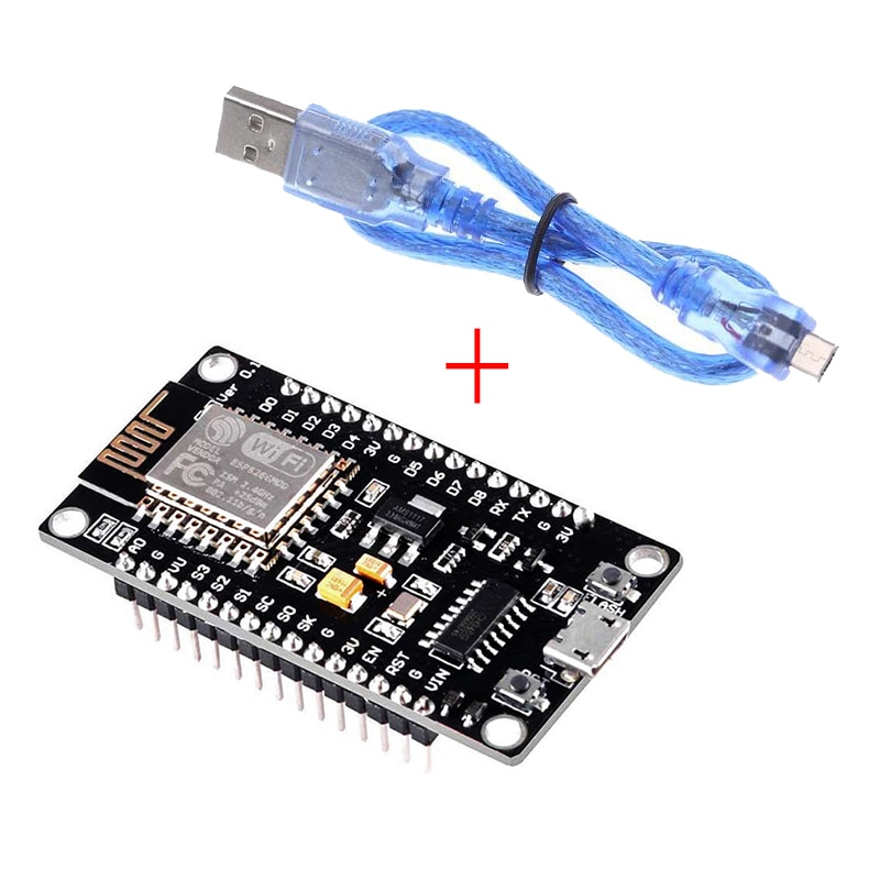 Wireless module NodeMcu v3 CH340 Lua Internet of Things development board ESP8266 with pcb Antenna and usb port for Arduino - 318063916. 