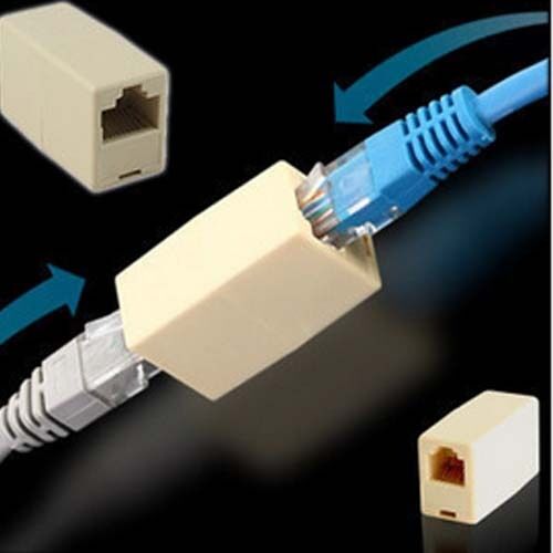 RJ45 Ethernet Lan Cable Joiner Coupler Connector Coupler Jointer