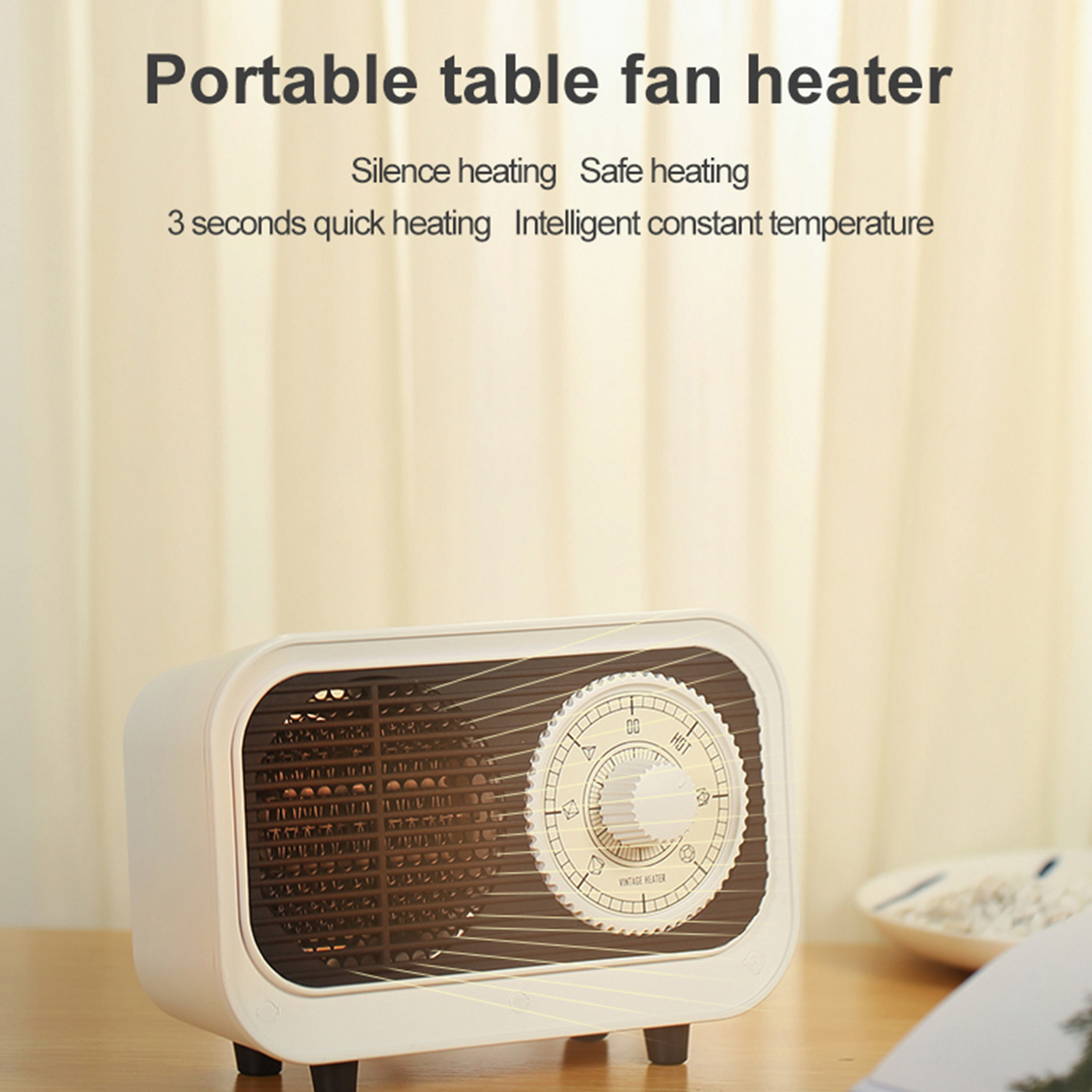 Space Heater, Fan Heater,Personal Mini Space Heater Portable Electric