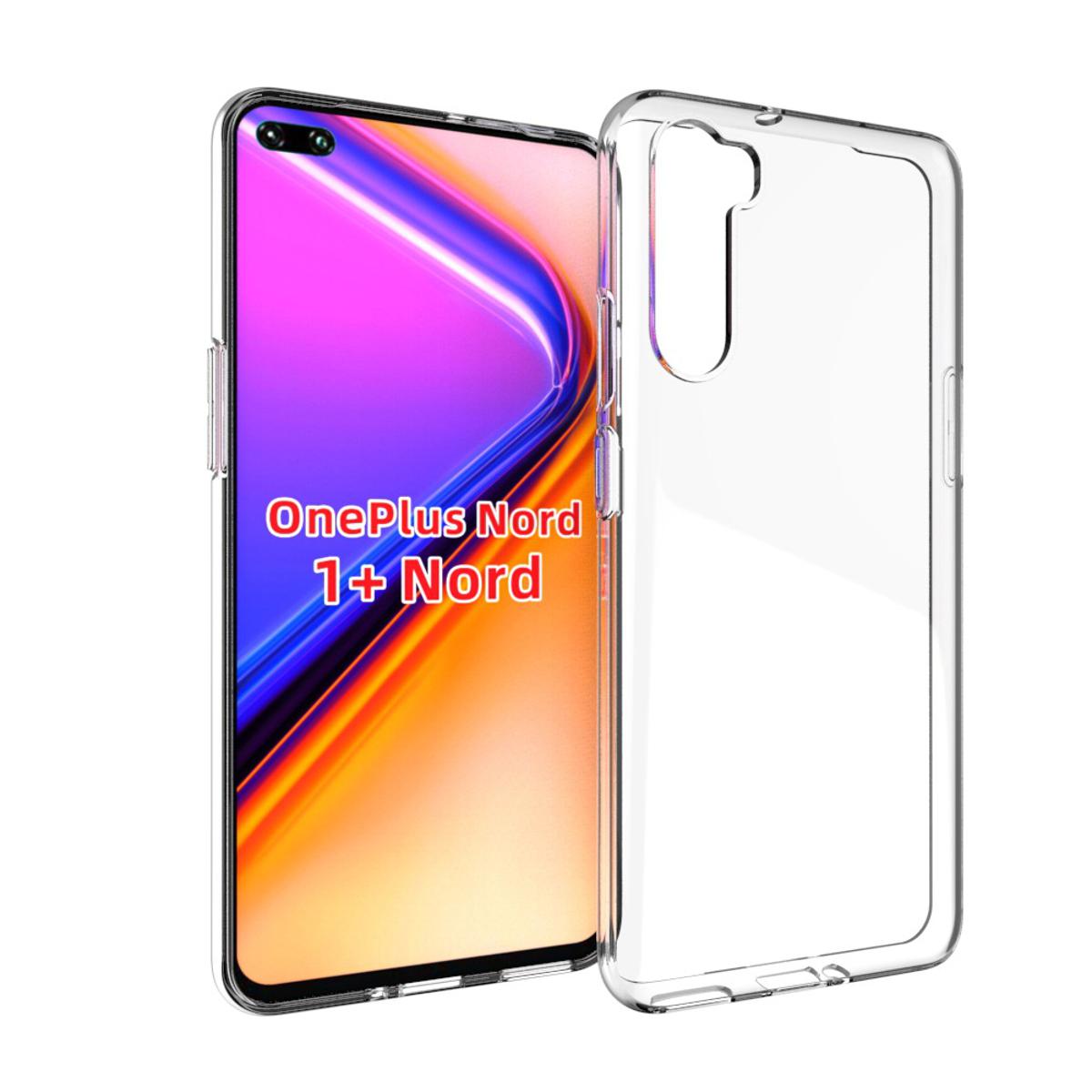 Back Case For OnePlus Nord Transparent Cover Tpu Back Case