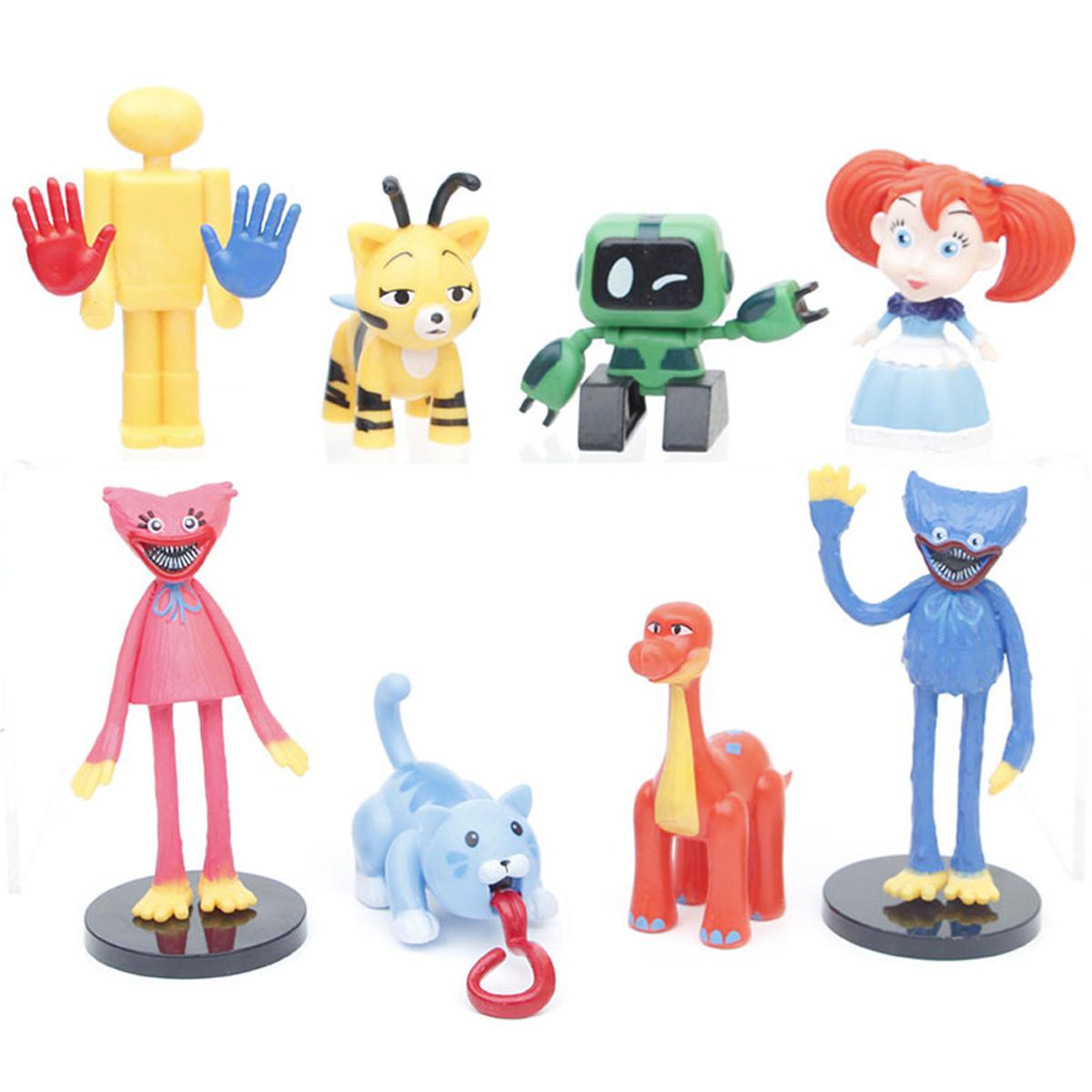 （New）et Of 8 Pc Poppy Playtime Mini Figure Huggy Wuggy Figure Toy