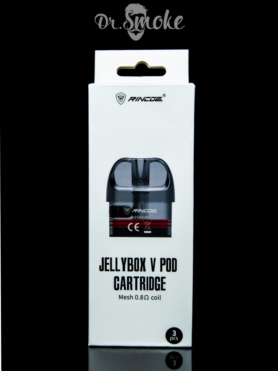 JELLYBOX V2 And V3  POD CARTRIDGE 0.8 MESH COIL / 1.0 MESH COIL. 