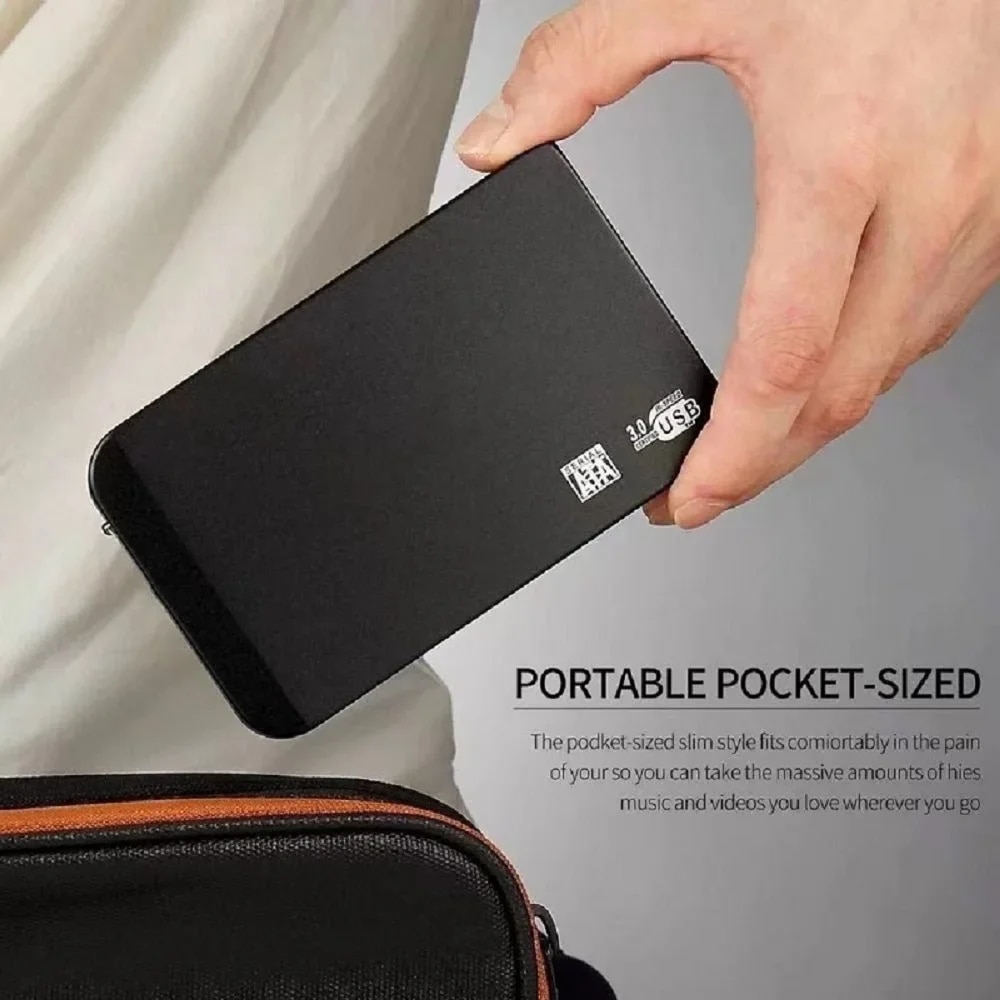 Portable SSD 1TB External Solid State Drive 2TB Mobile Hard Disk High-Speed Storage Device For Laptops/Desktop/Mac/Phone. 