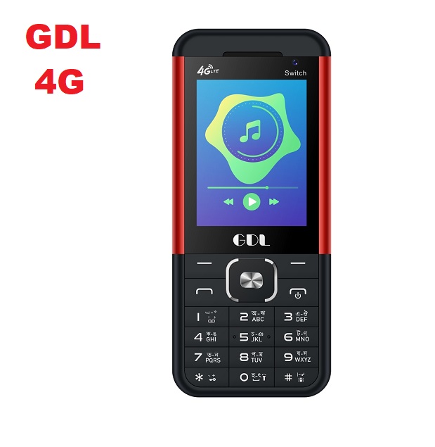 GDL Switch 4G LTE Smart Feature Phone Video Call FB