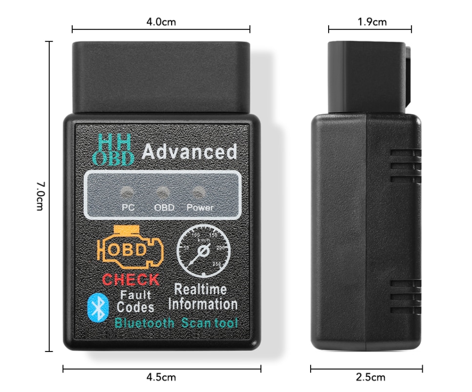 Bluetooth V2.1 Mini Elm327 obd2 scanner OBD for Seat Ibiza 6j 6l Leon MK3 5f mk2 mk1 Cupra FR Ateca etc. 