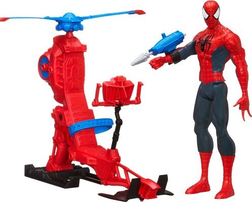 Hasbro A6747E27 Spider-Man Giant Action Figure with Spidercopter. 