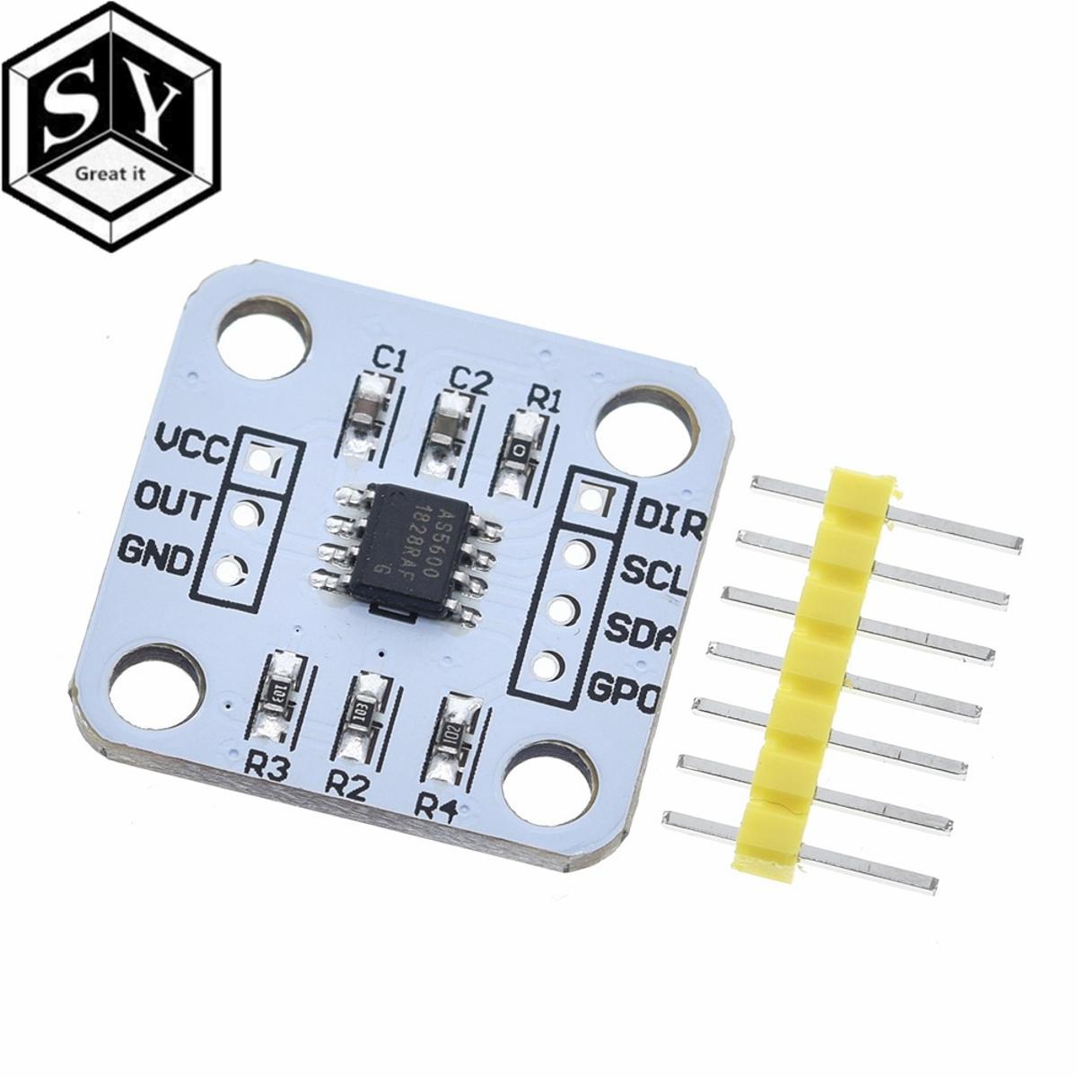 【Alizeker Mall】AS5600 magnetic magnetic induction angle measurement sensor module 12bit high aduino
